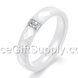Couple Lover Custom Tungsten  Steel Ring Ceramic Ring