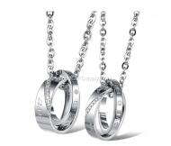 Fashion New jewelry couple pendant necklace