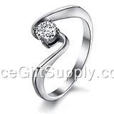 Fashion Natural Titanium Steel Jewelry Rings