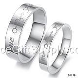 Couple Lover Custom Stainless Steel Ring