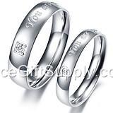 Couple Lover Custom Stainless Steel Ring