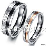 Couple Lover Custom Stainless Steel Ring