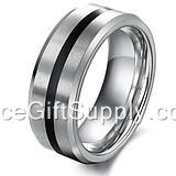 Couple Lover Custom Tungsten  Steel Ring Ceramic Ring