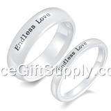 Couple Lover Custom Tungsten  Steel Ring Ceramic Ring