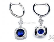 Factory direct s925 silver hypoallergenic ear buckle / fashion style earrings