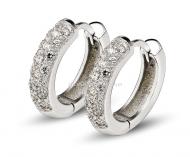 Wholesale Sterling Silver Stud Earrings / factory direct microscopic setting European and American fashion earrings