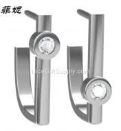 L-shaped pearl earrings fashion / rectangle earrings personality